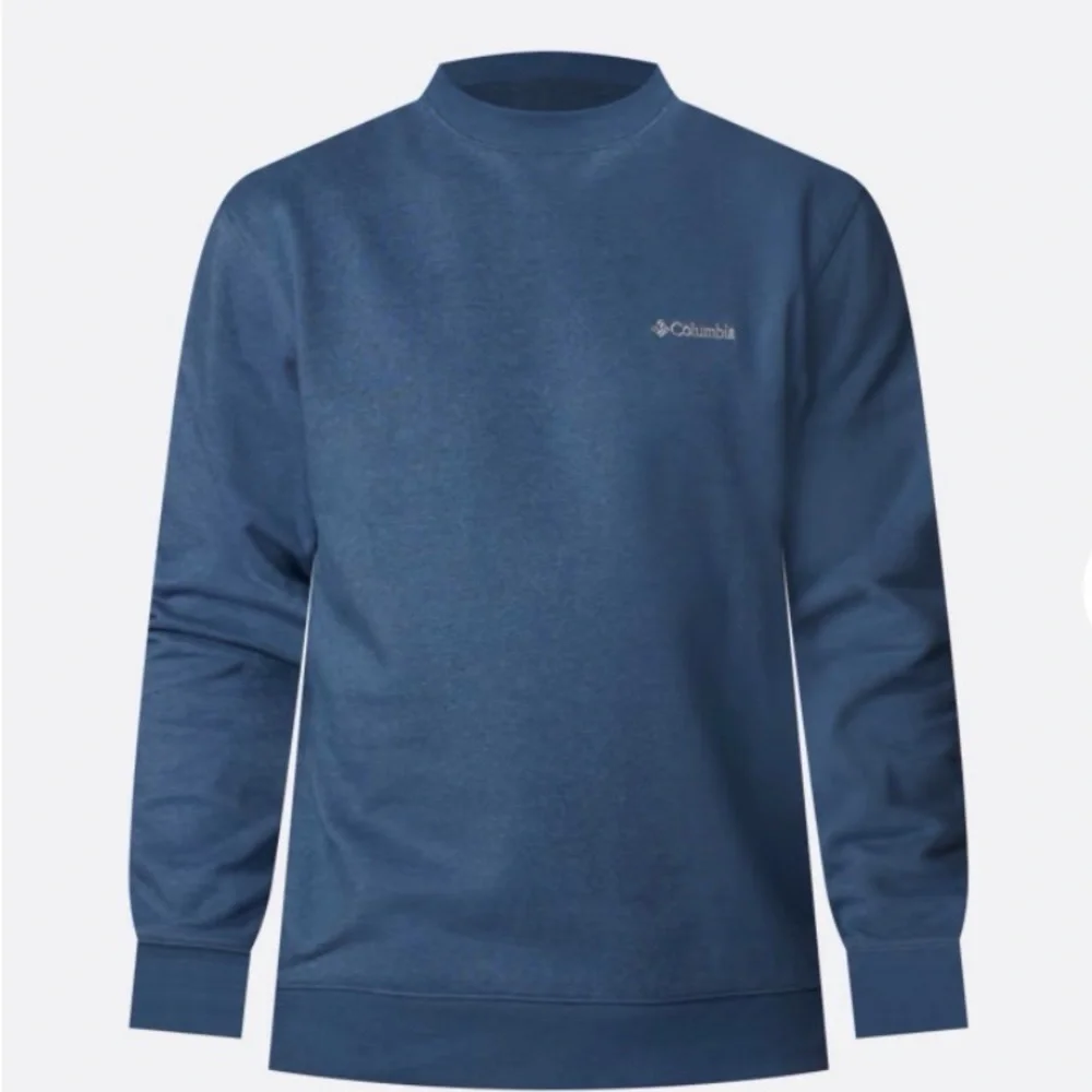 Men's Columbia Hart Mountain II Crewneck Pullover Blue Size: Small - Picture 1 of 10